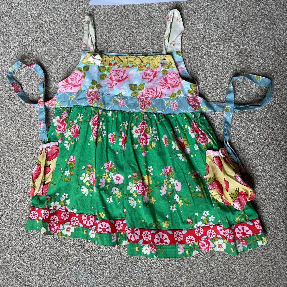 Matilda Jane floral pinafore dress